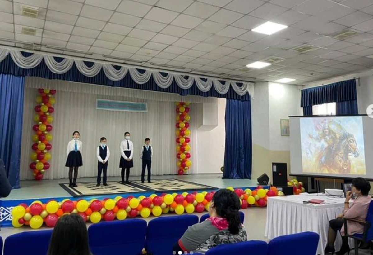 №148 мектеп-гимназияда "Едіге батыр" жырының мектепішілік кезеңі өтті