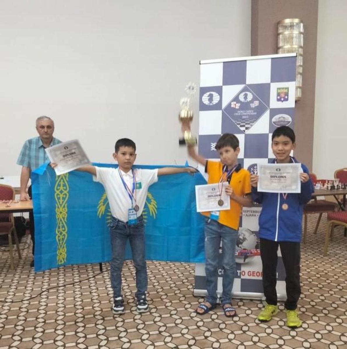 №48 мектеп-гимназияның 5”Ә” сынып оқушысы Ихсан Ерсултан Грузия,Батуми қаласында өткен ХАЛЫҚАРАЛЫҚ жастар арасында шахмат әлем чемпионатынан ІІ ДӘРЕЖЕЛІ ДИПЛОММЕН марапатталды