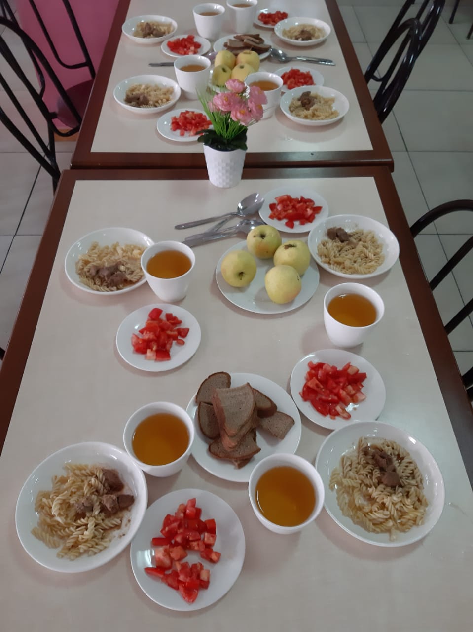 Тегін ыстық тамақтың ас мәзірі