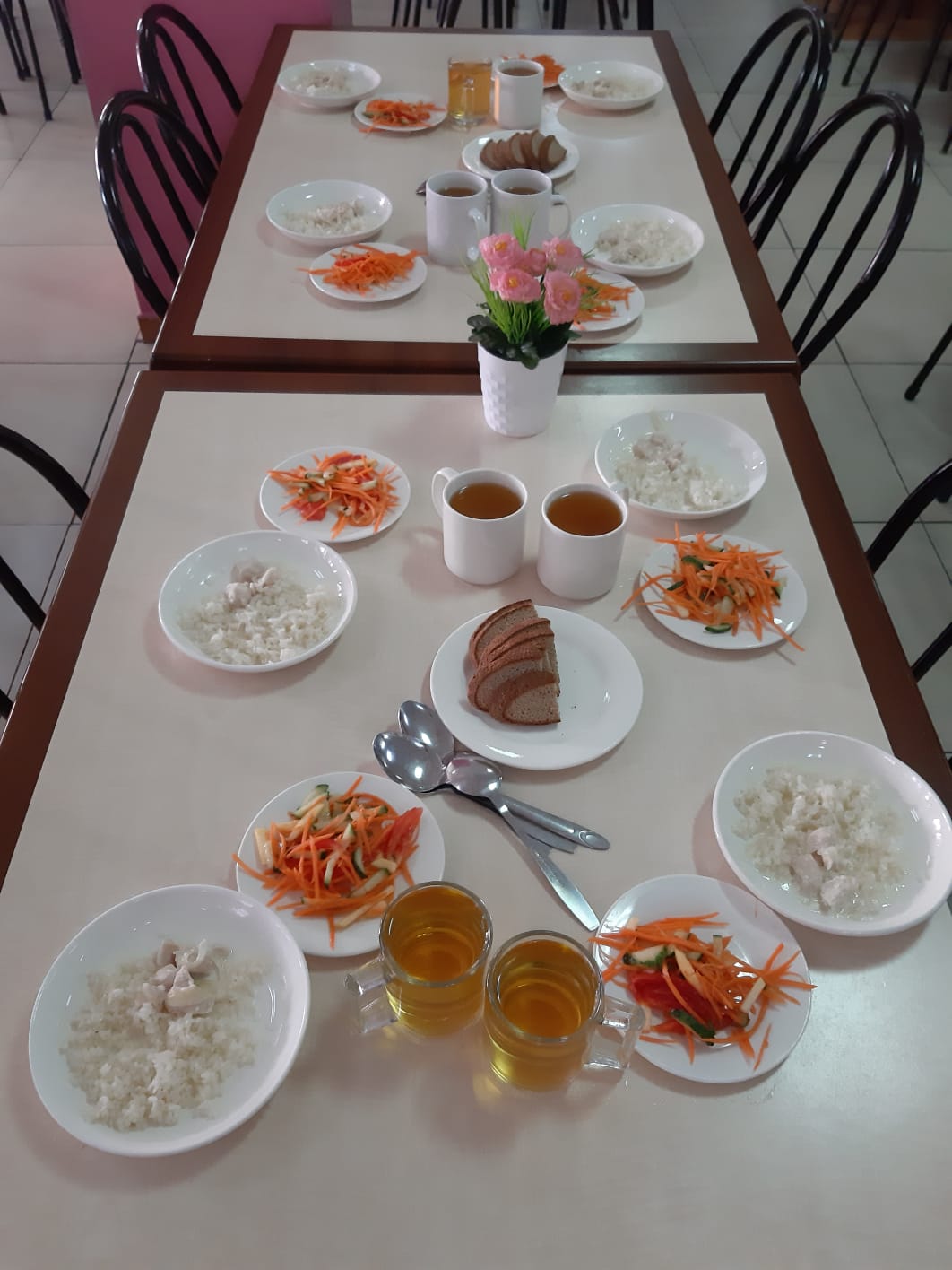 Тегін ыстық тамақтың ас мәзірі