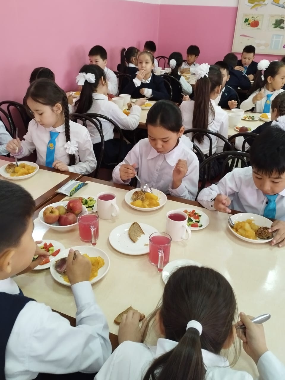 Тегін тамақтануды ұйымдастырудан көрініс