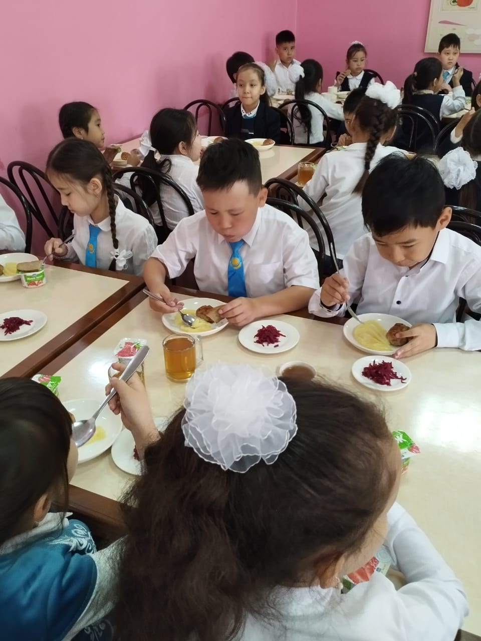 Тегін тамақтануды ұйымдастырудан көрініс