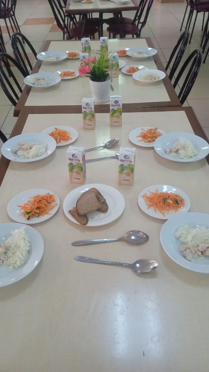 Тегін тамақтануды ұйымдастырудан көрініс