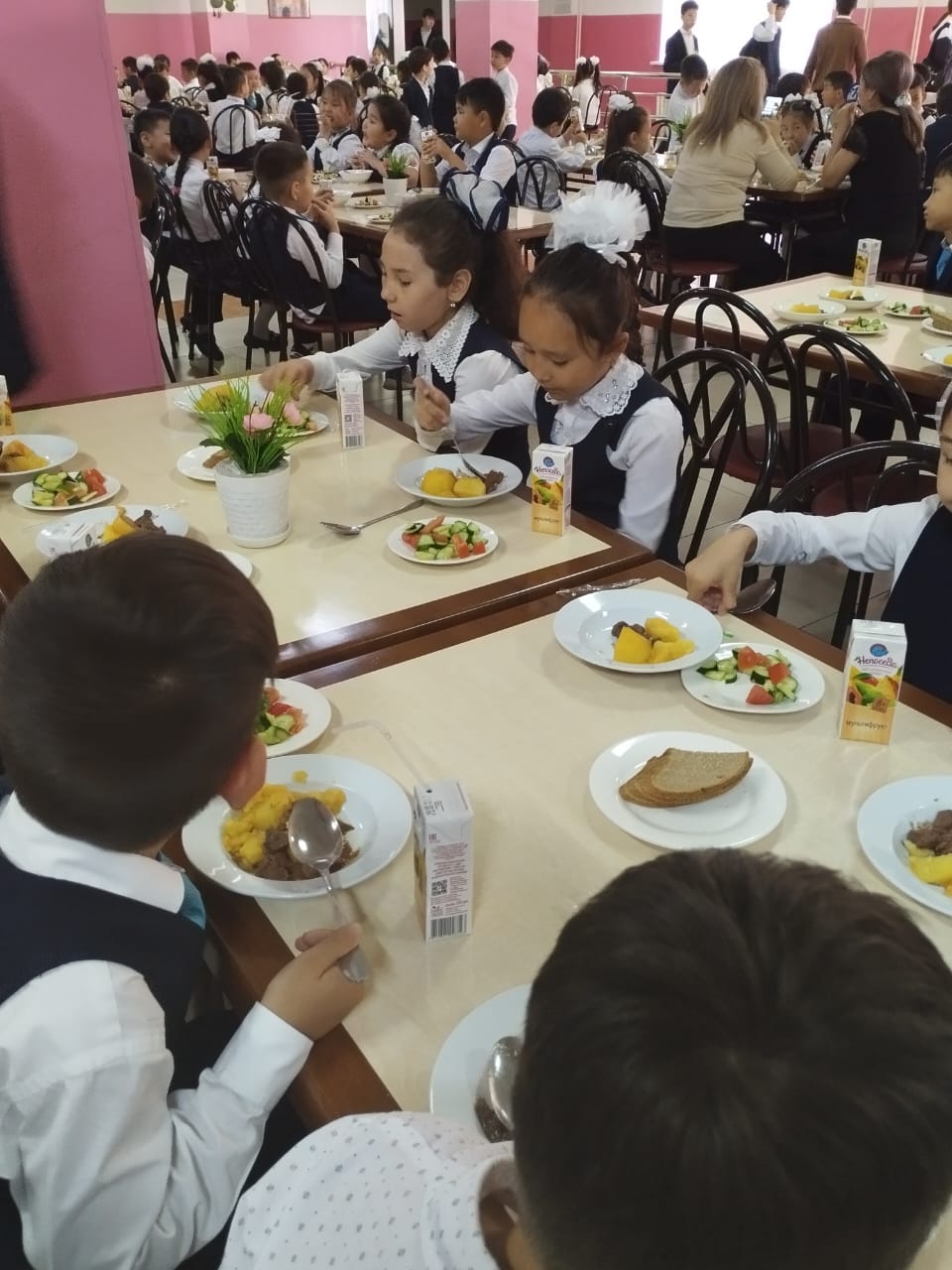 Тегін тамақтануды ұйымдастырудан көрініс