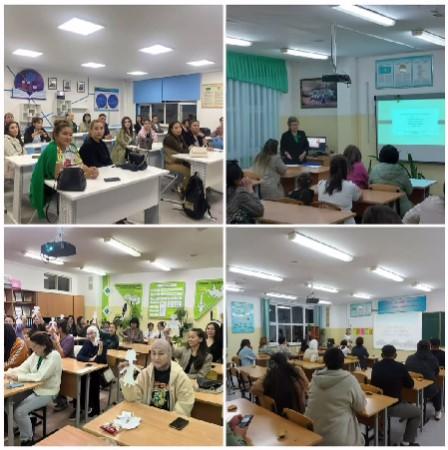 №148 мектеп-гимназияда мектепішілік ата-аналар жиналысы өткізілді.