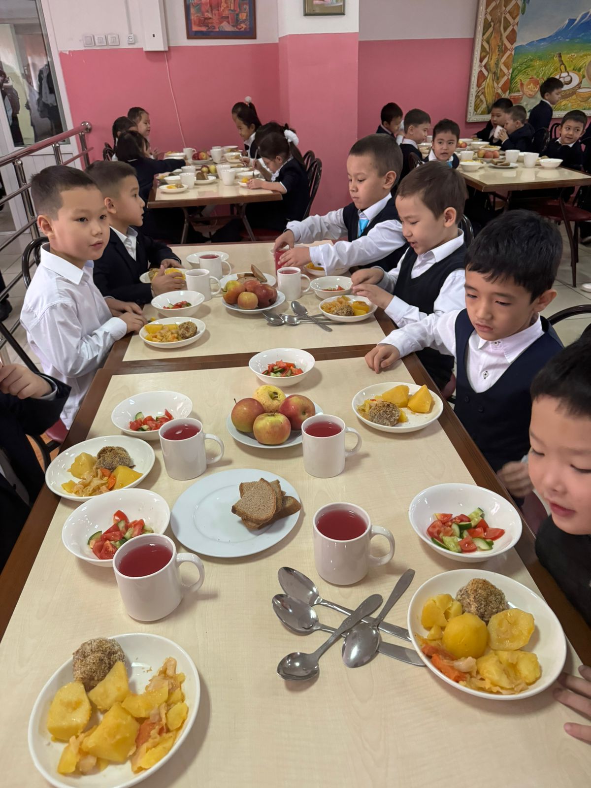 Тегін тамақтануды ұйымдастырудан көрініс