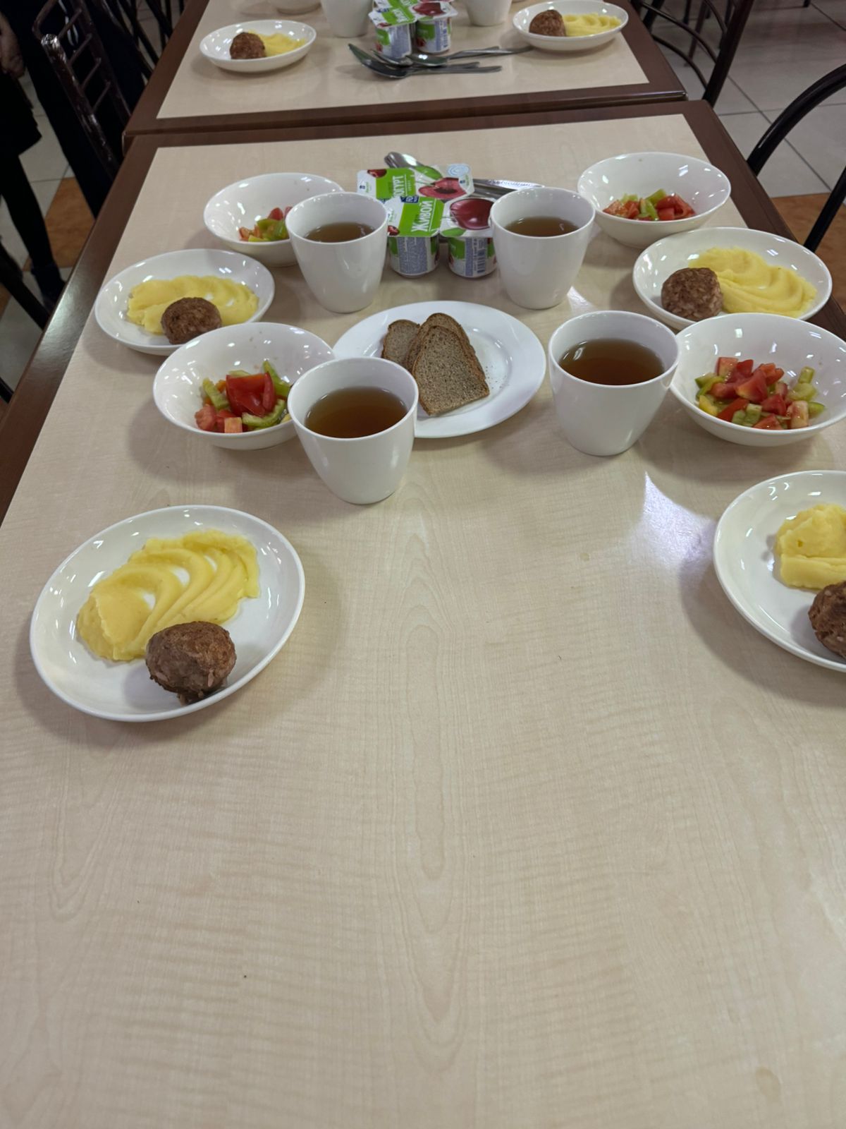 Тегін тамақтануды ұйымдастырудан көрініс