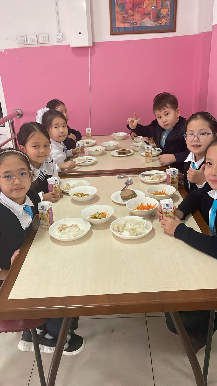 Тегін тамақтануды ұйымдастырудан көрініс