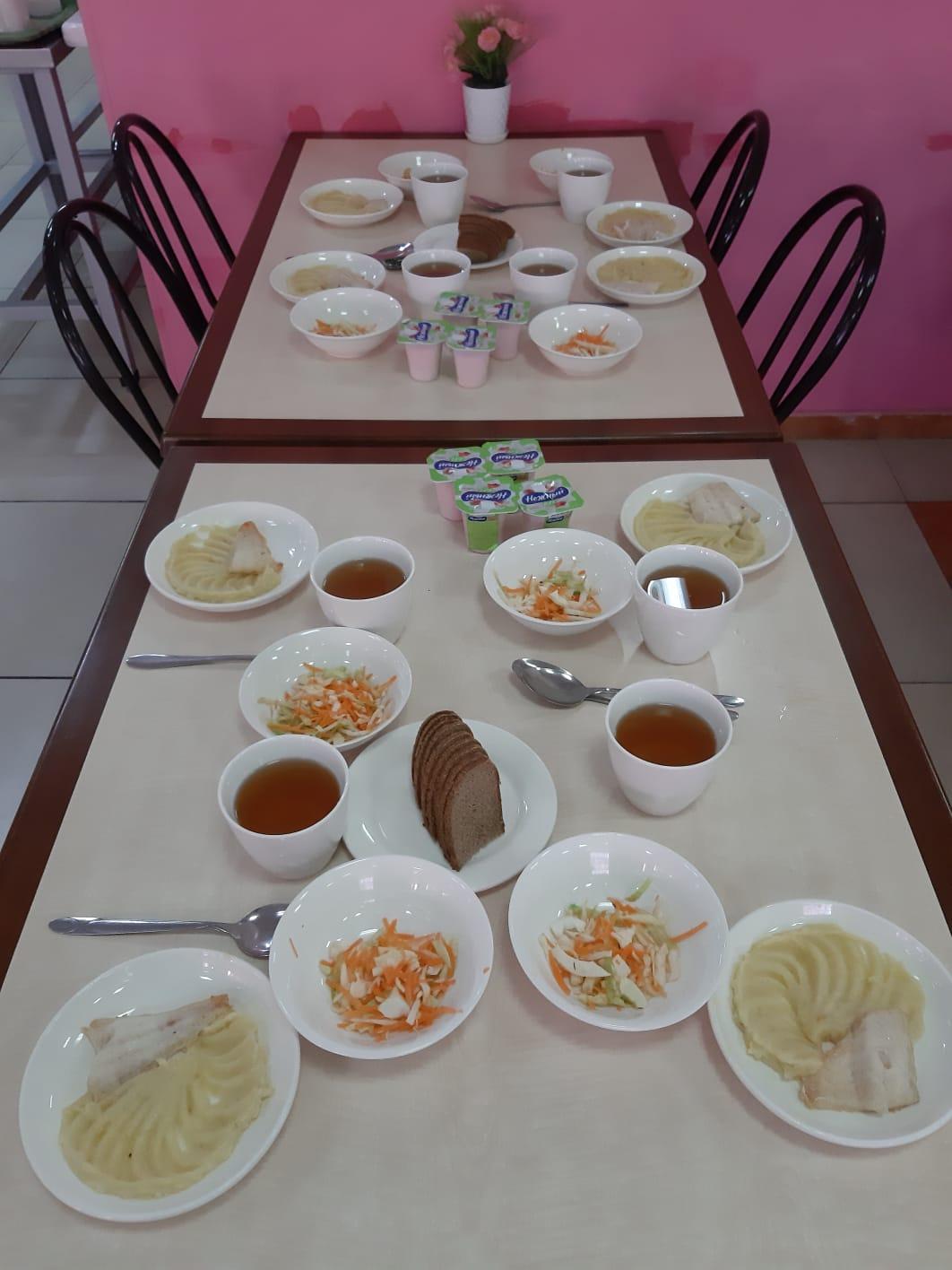 Тегін тамақтануды ұйымдастырудан көрініс