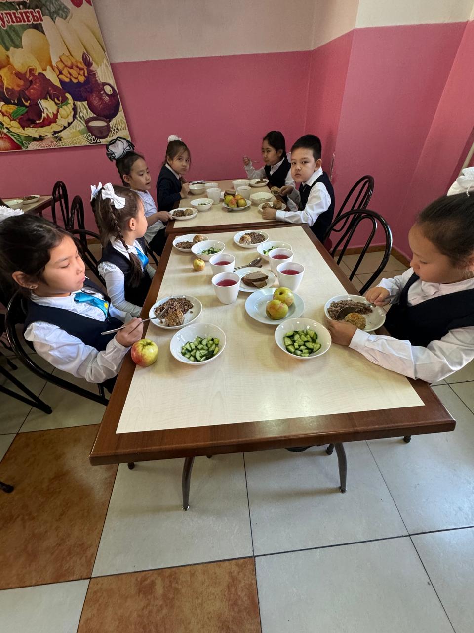 Тегін тамақтануды ұйымдастырудан көрініс