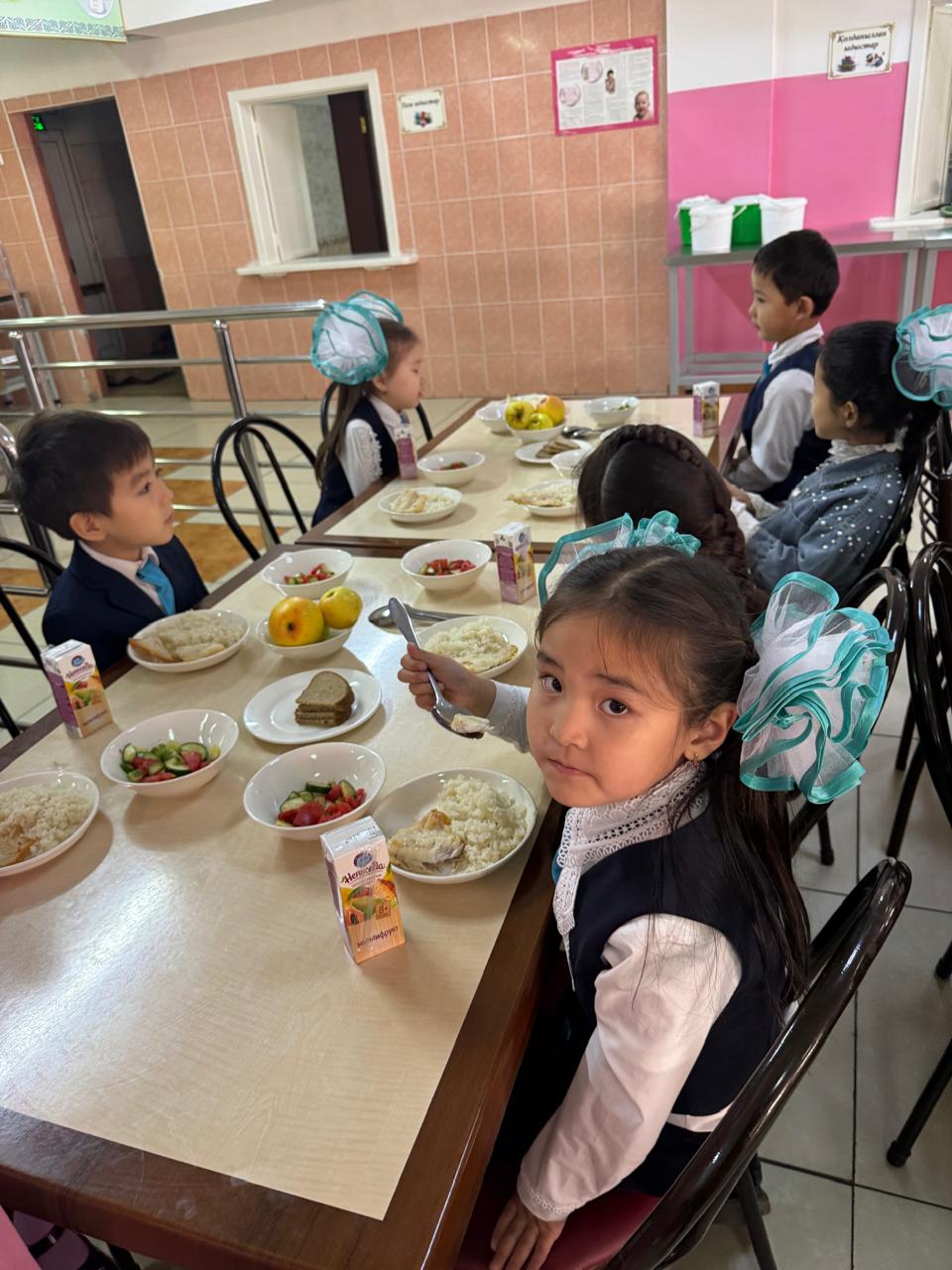 Тегін тамақтануды ұйымдастырудан көрініс