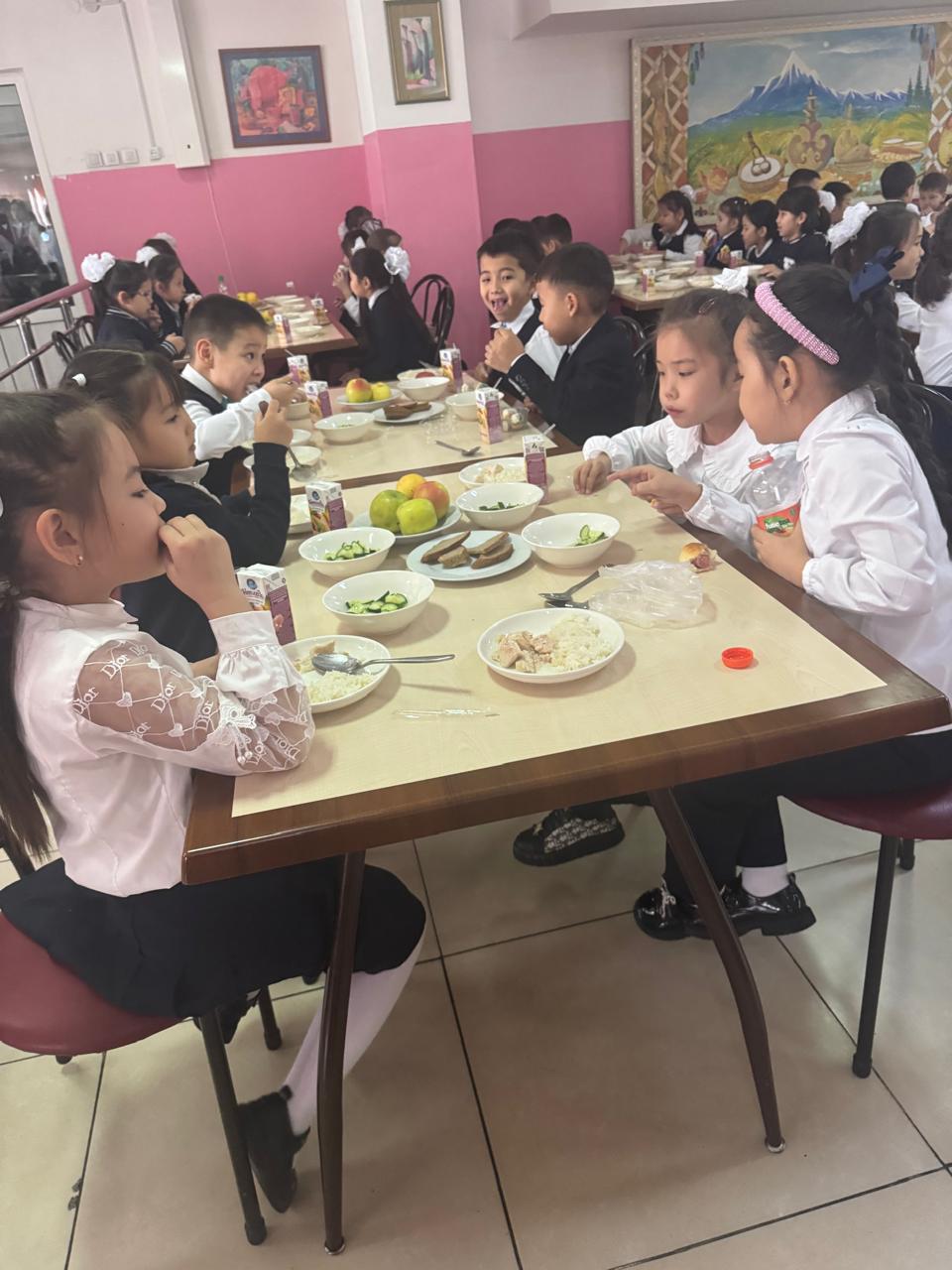 Тегін тамақтануды ұйымдастырудан көрініс