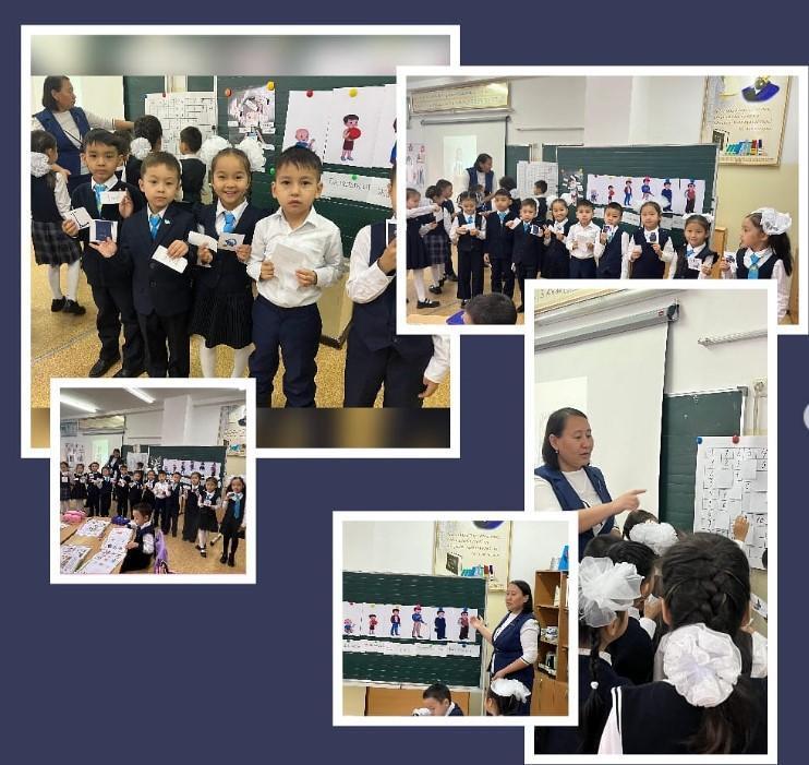 №148 мектеп-гимназияның оқу жоспарына сай “Интеллект және білім” атты бастауыш кафедрасының онкүндігі аясында Каршалова Балжан 1 “Г” сыныбымен ашық сабақ өтті