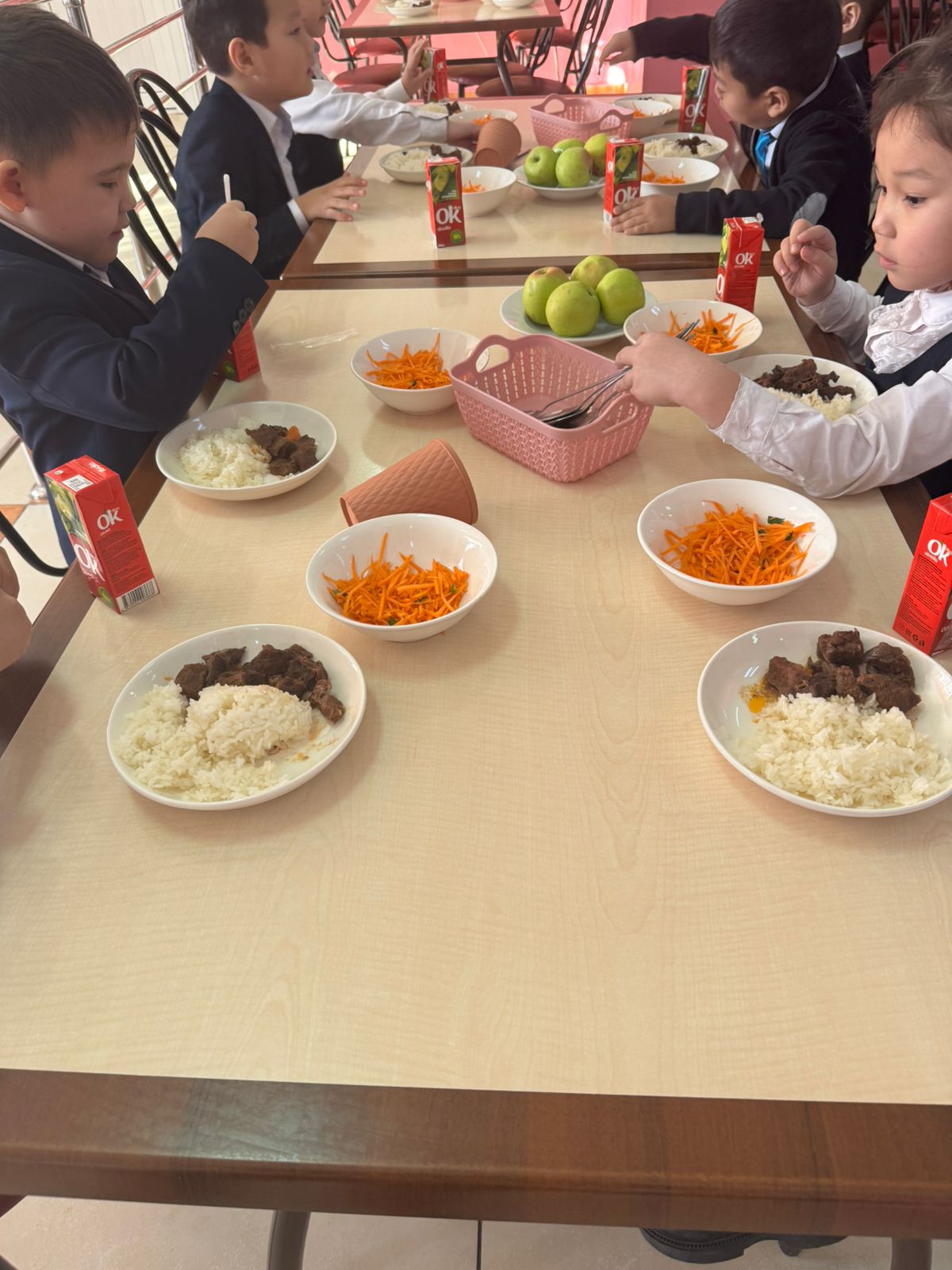 Тегін тамақтануды ұйымдастырудан көрініс