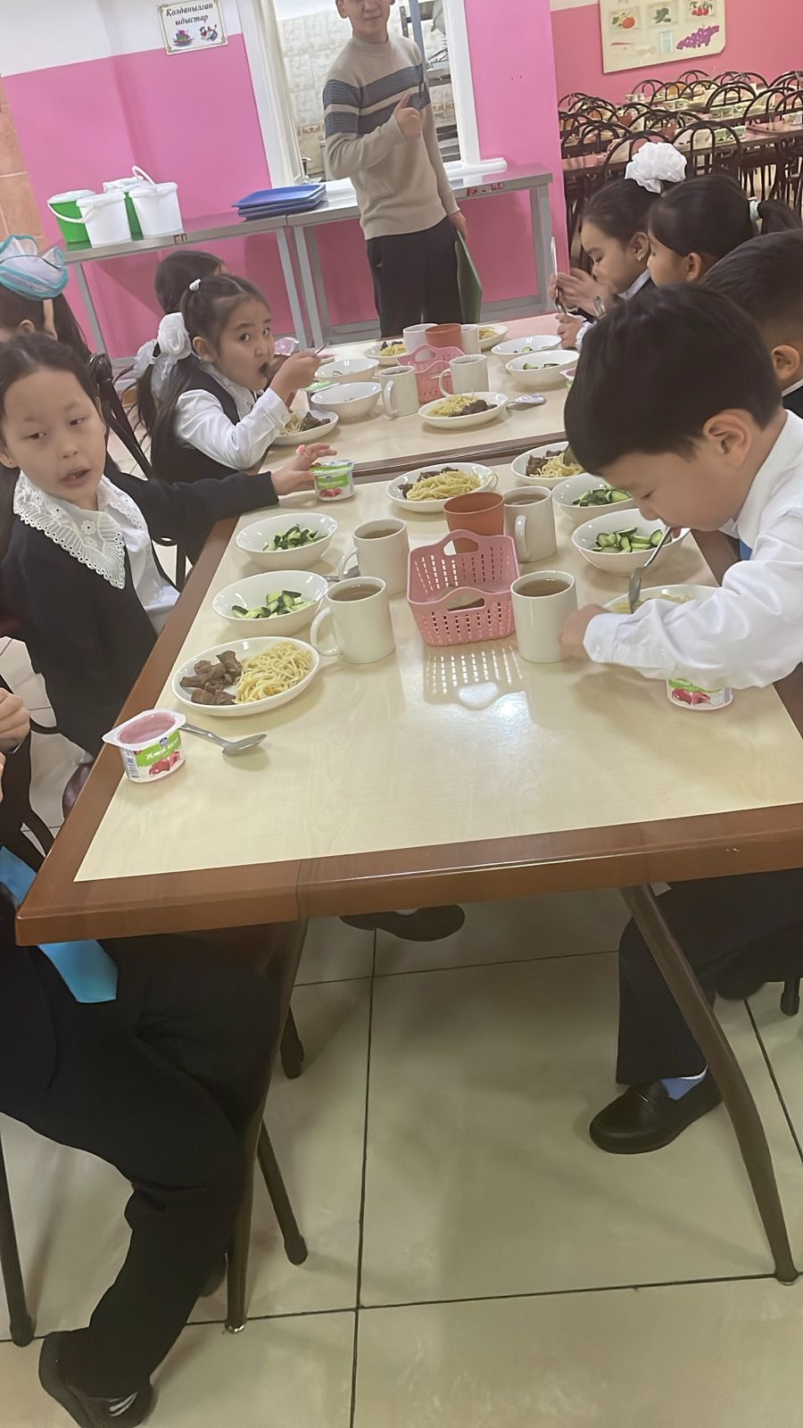 Тегін тамақтануды ұйымдастырудан көрініс