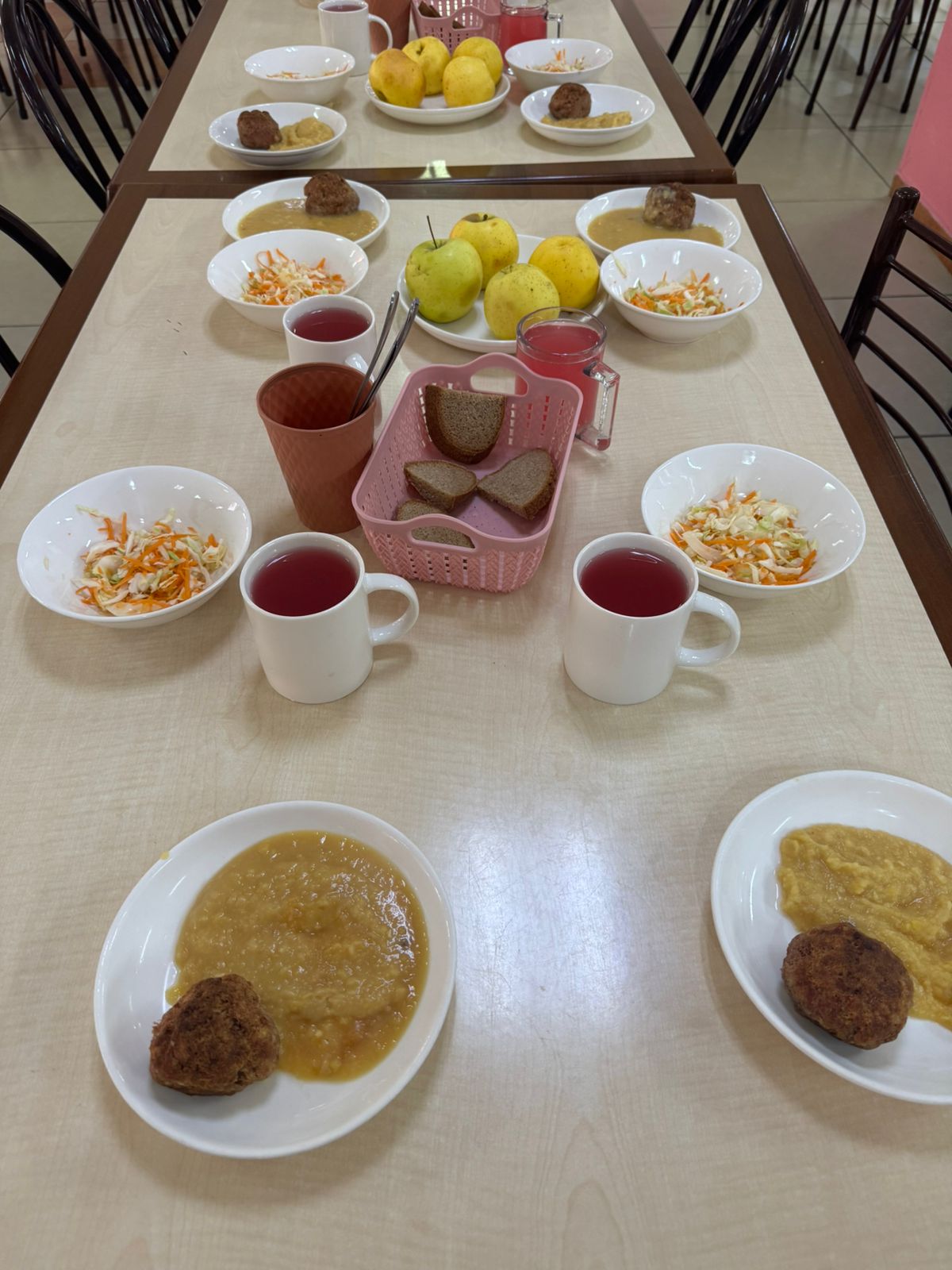 Тегін тамақтануды ұйымдастырудан көрініс