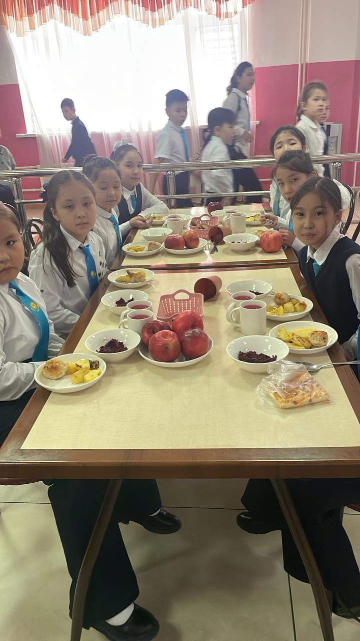 Тегін тамақтануды ұйымдастырудан көрініс