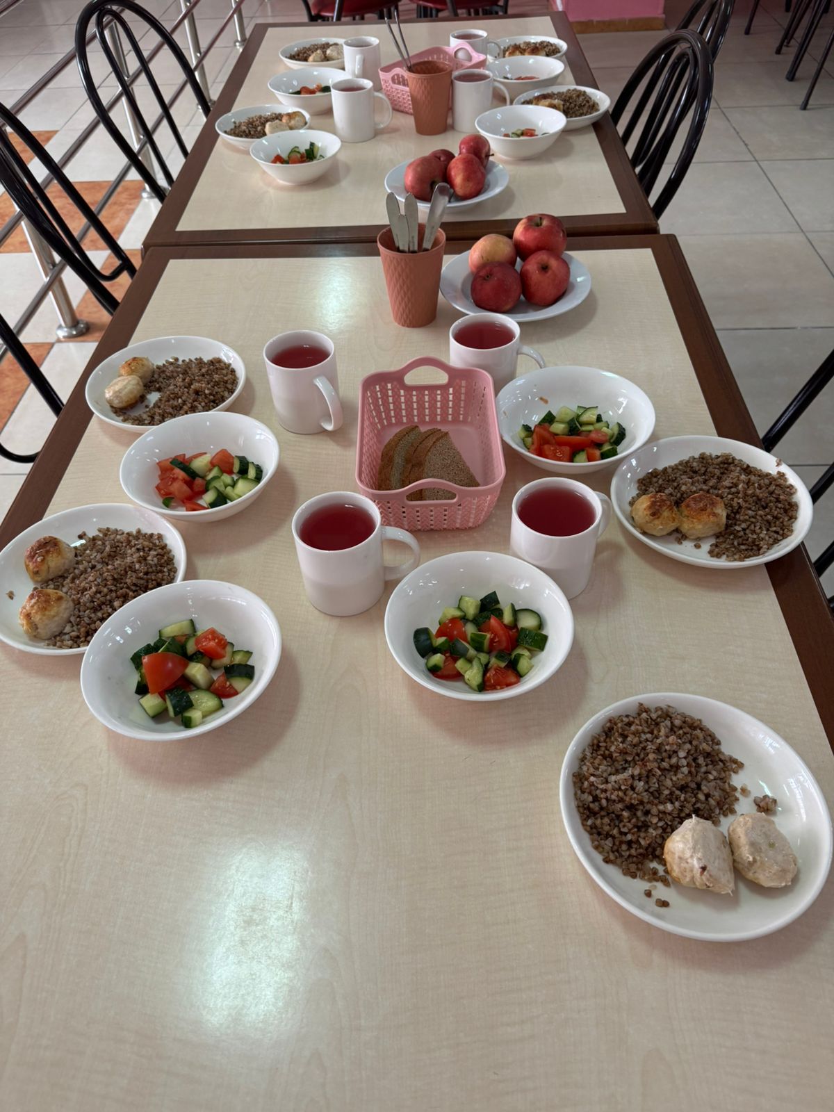 Тегін тамақтануды ұйымдастырудан көрініс