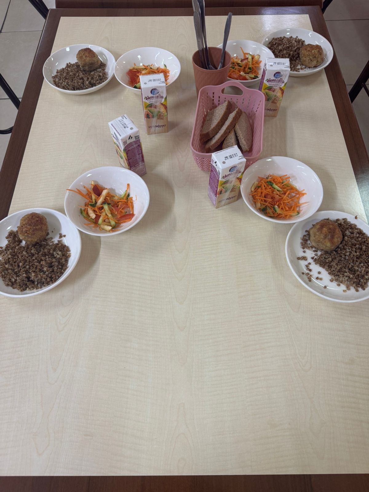 Тегін тамақтануды ұйымдастырудан көрініс