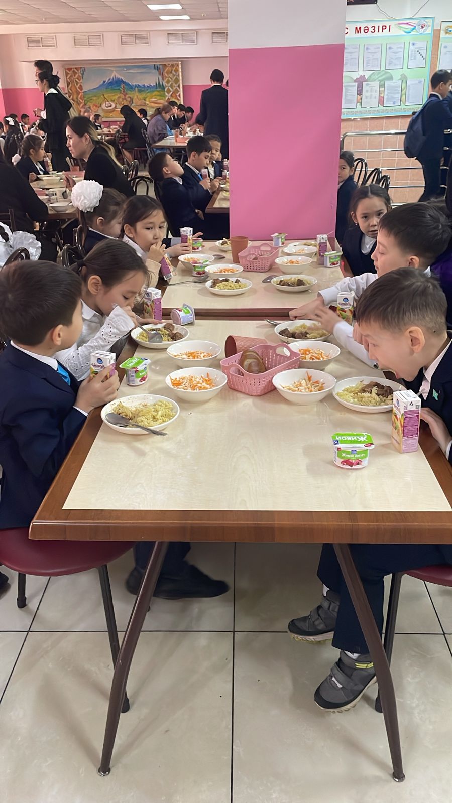 Тегін тамақтануды ұйымдастырудан көрініс