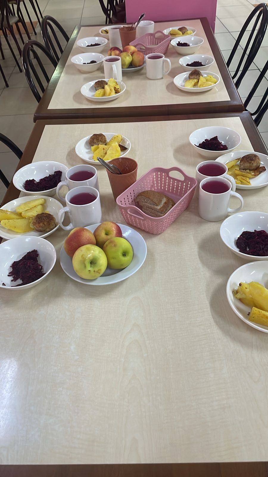 Тегін тамақтануды ұйымдастырудан көрініс