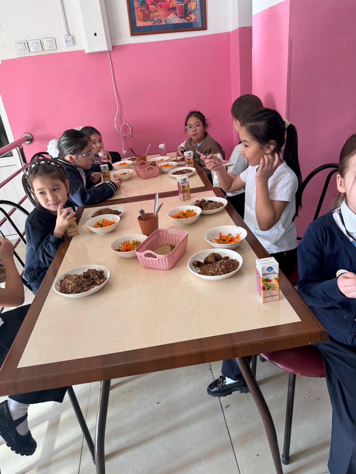 Тегін тамақтануды ұйымдастырудан көрініс