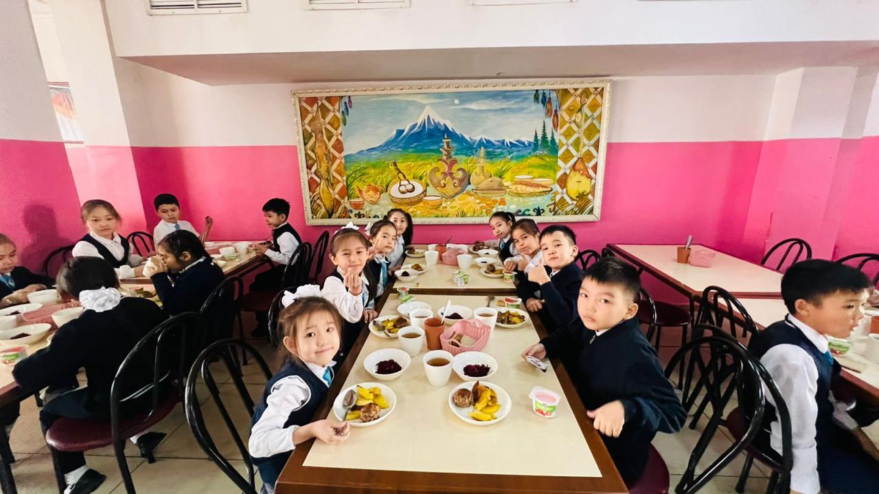 Тегін тамақтануды ұйымдастырудан көрініс