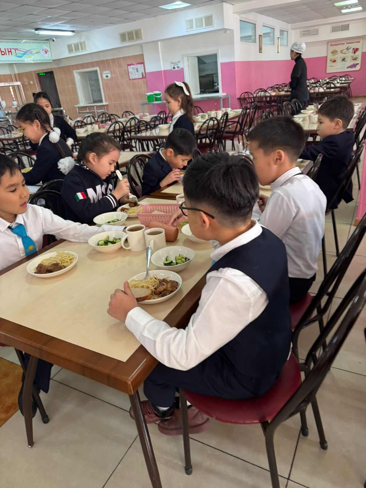 Тегін тамақтануды ұйымдастырудан көрініс