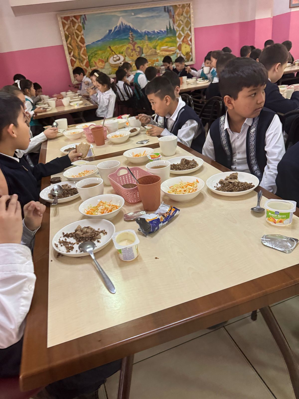 Тегін тамақтануды ұйымдастырудан көрініс