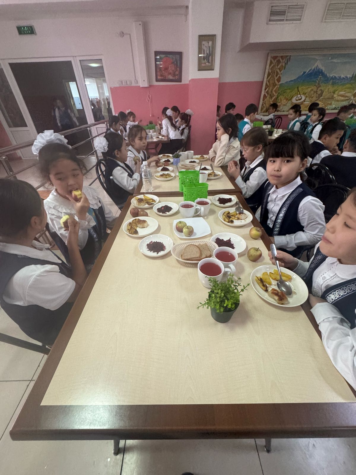 Тегін тамақтанудан көрініс