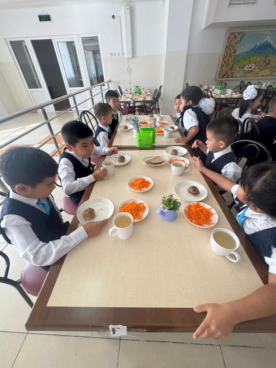 Тамақтандыруды ұйымдастырудан көрініс