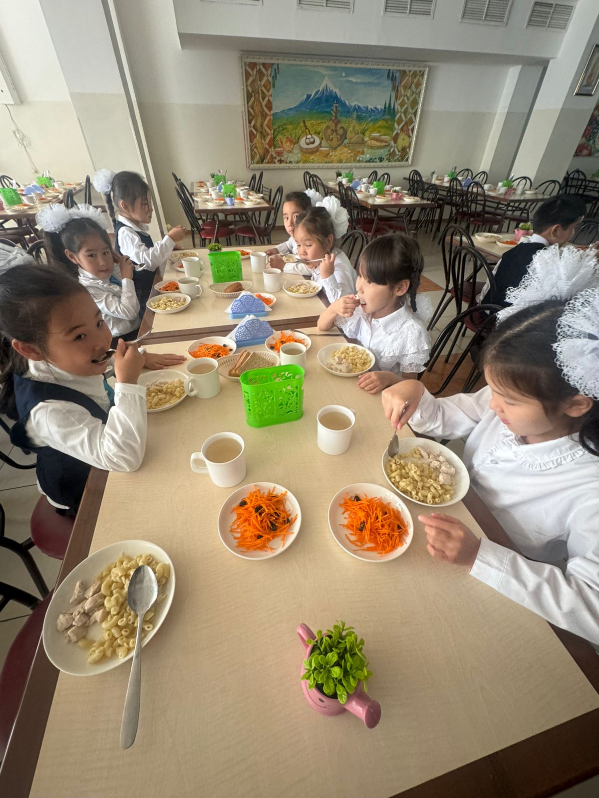 Тегін тамақты ұйымдастырудан көрініс