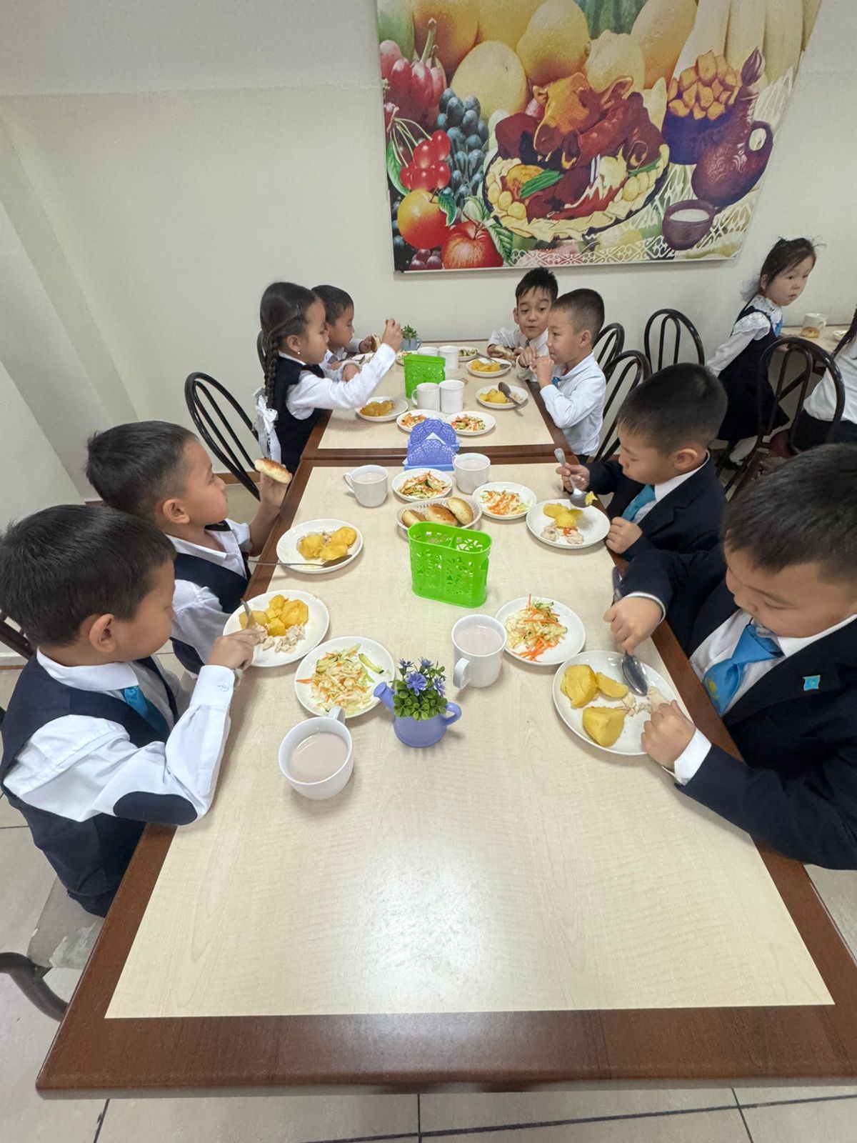 Тегін тамақтануды ұйымдастырудан көрініс