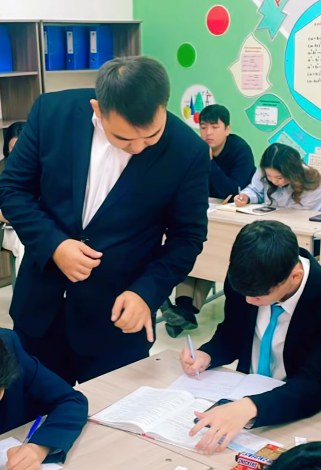 Жетісу ауданы, №148 мектеп-гимназиясында математика және информатика пәндерінің онкүндігі аясында ашық сабақ өткізілді