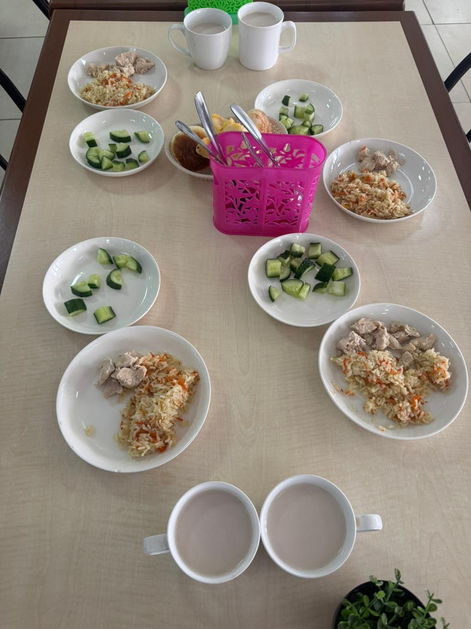 Тегін тамақтануды ұйымдастырудан көрініс