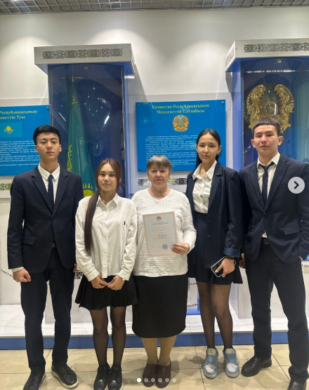 Қалалық байқауда жүлделі орын алған ұстаздарымыз